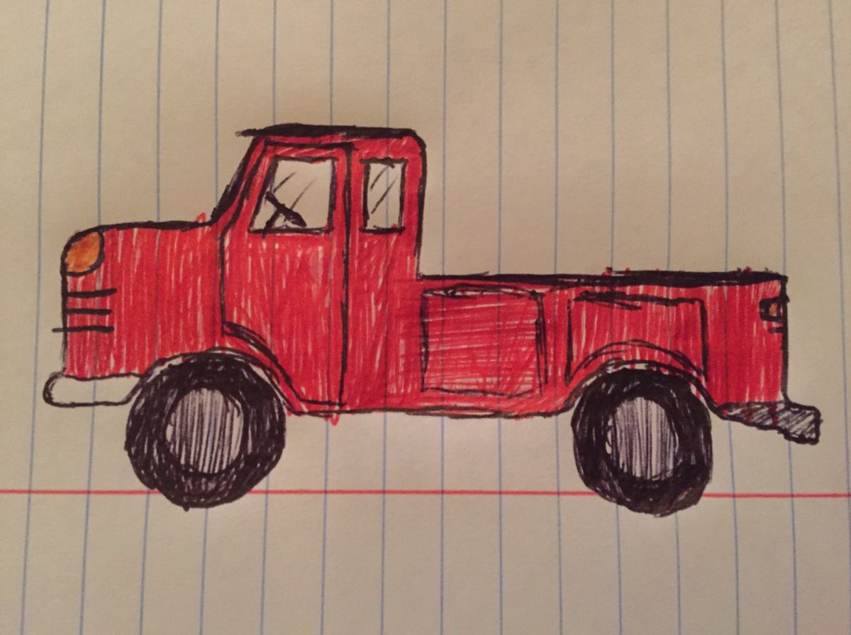 Intersecting Realities: When Red Trucks Cross Your Dream-scape